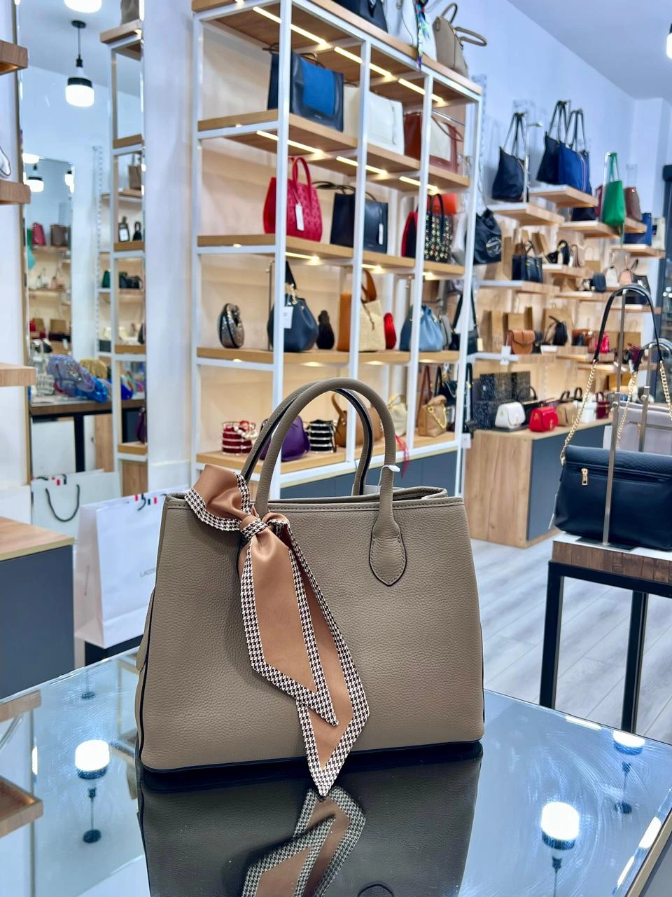 Jelous Stylish Women Genuine Leather Tote satchel handbag with shoulder strap