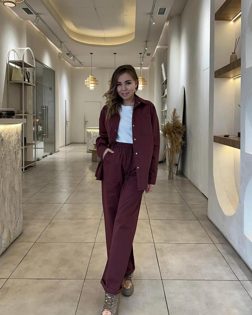 Cins dəst cibli zoğal rəngi